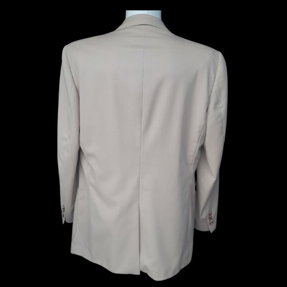 Vintage Warren K Cook Parktown SZ 42 Wool Men's Beige Sport Jacket From Scotts - Picture 2 of 16